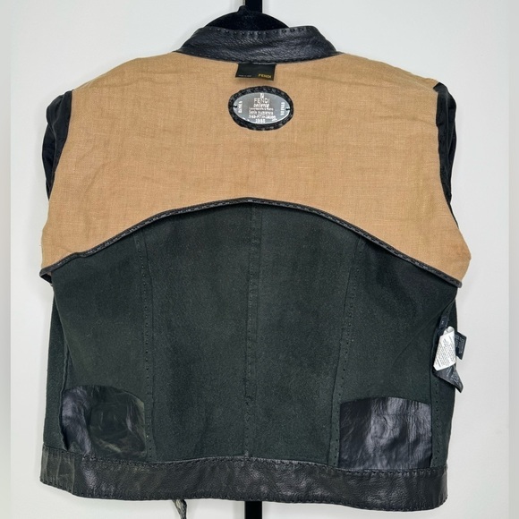 Fendi Selleria Leather Women’s Jacket – Italian Luxury & Timeless Craftsmanship - Picture 4 of 7